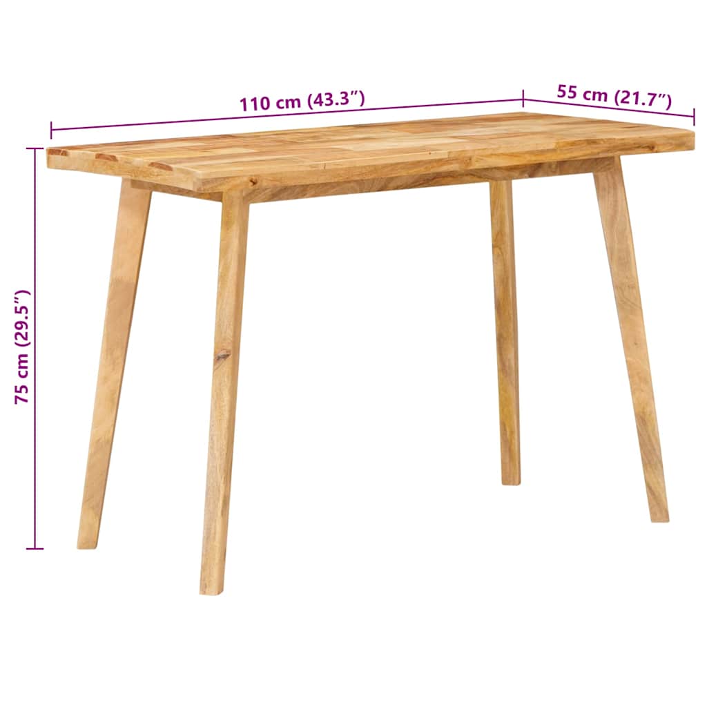 Spisebord Naturlig 100 x 55 x 75 cm Massiv mango tre