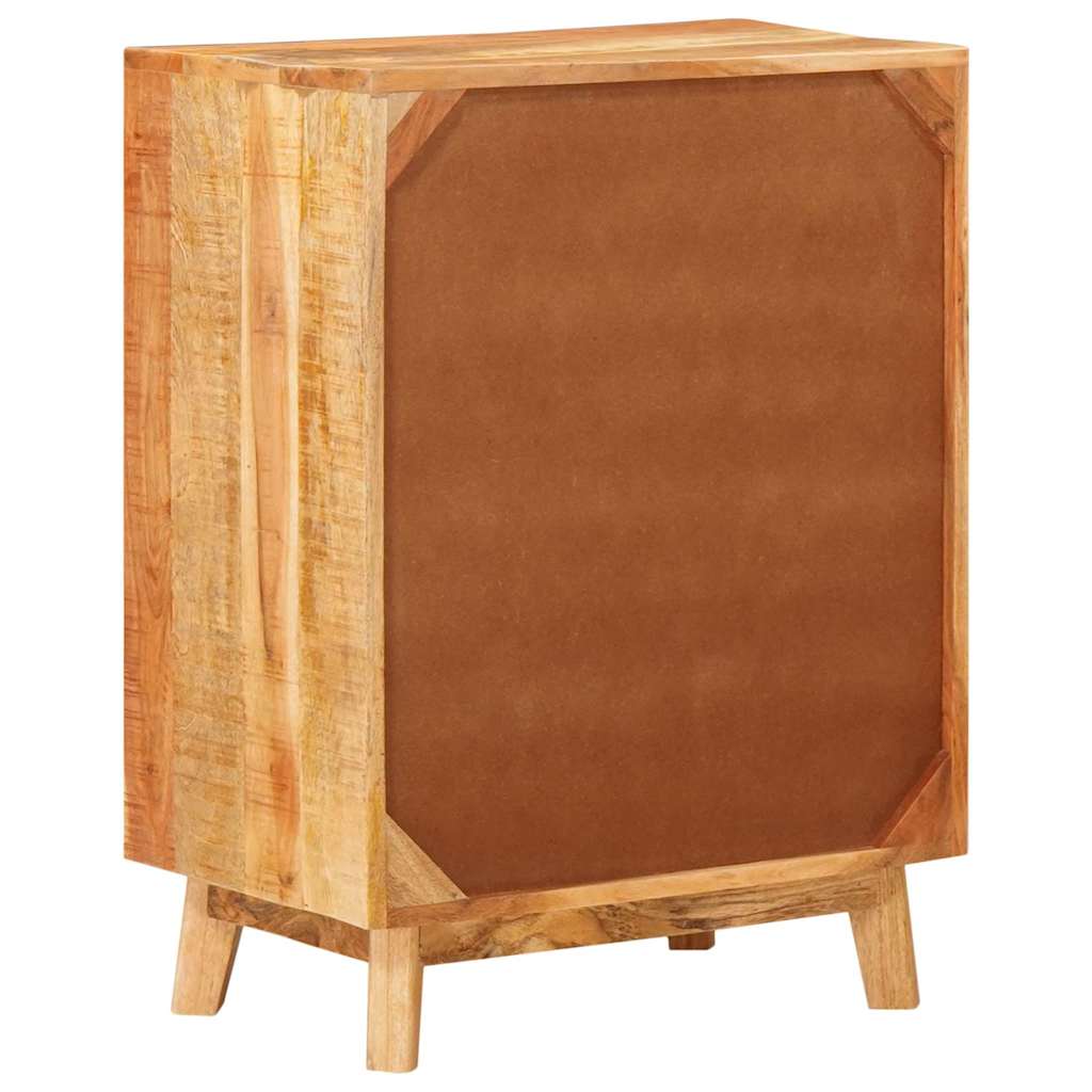 Oppbevaringsskap med dør Brun 55 x 35 x 75 cm Massiv mango tre