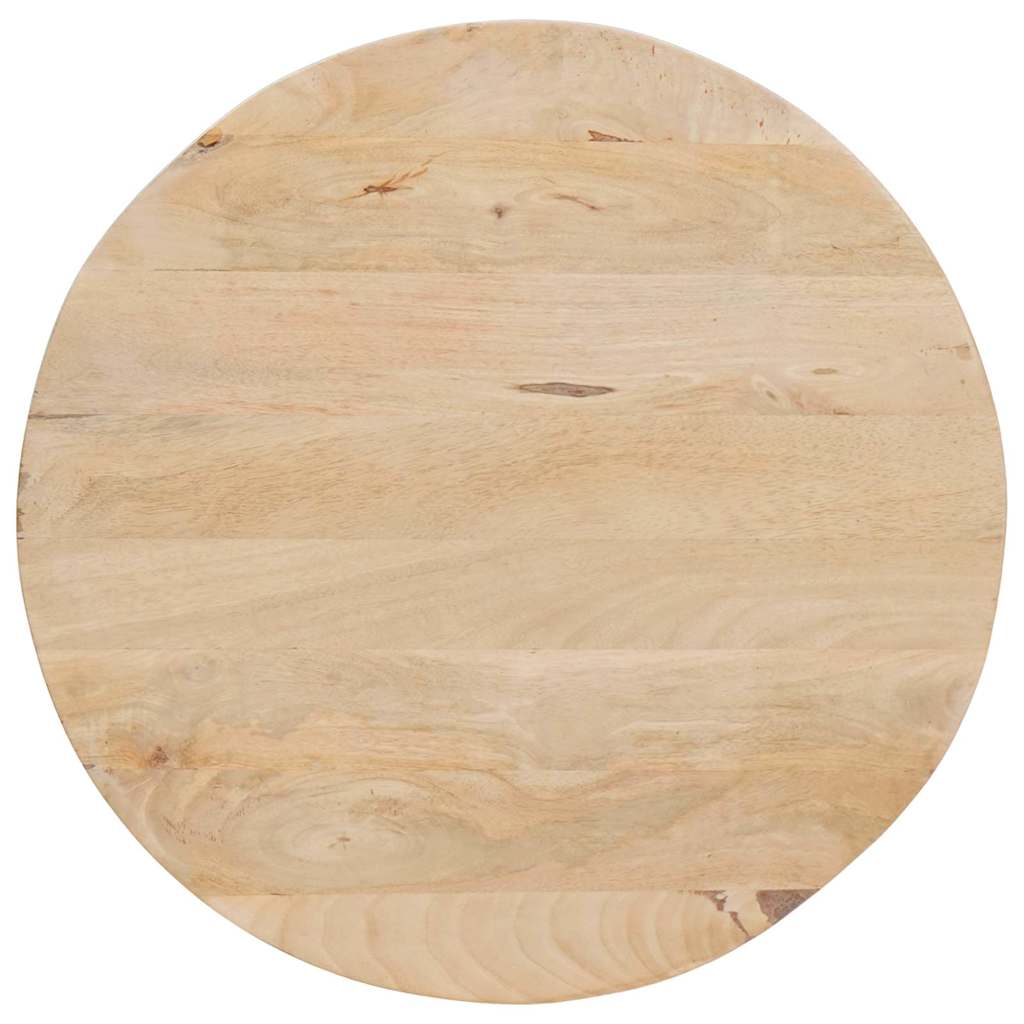 Nestende Kaffebord 3 pcs Brun Massivt mangotre og stål