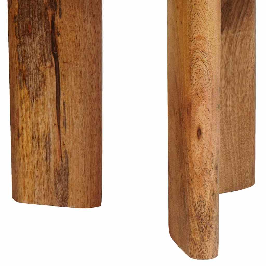 Nestende Kaffebord 3 pcs Brun Massiv mango tre