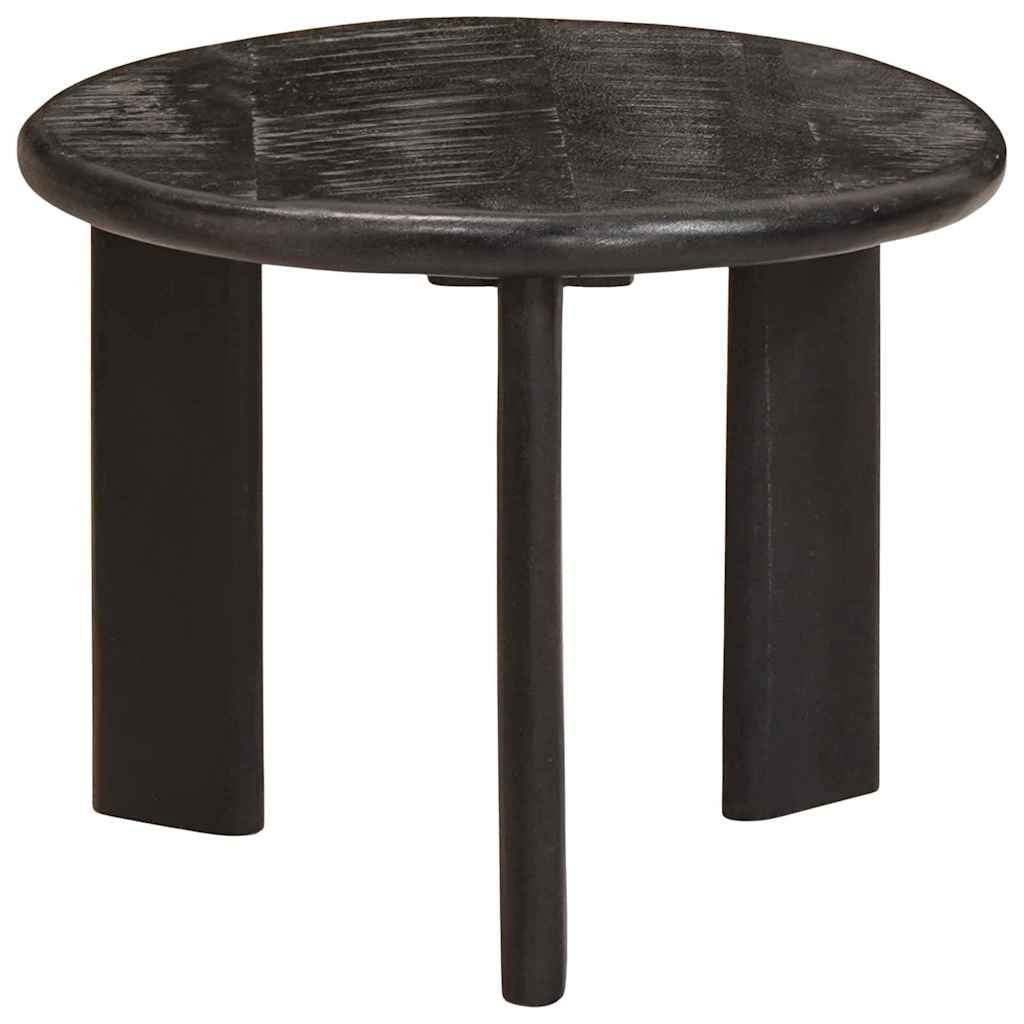 Nestende Kaffebord 3 pcs Hvit Massiv mango tre