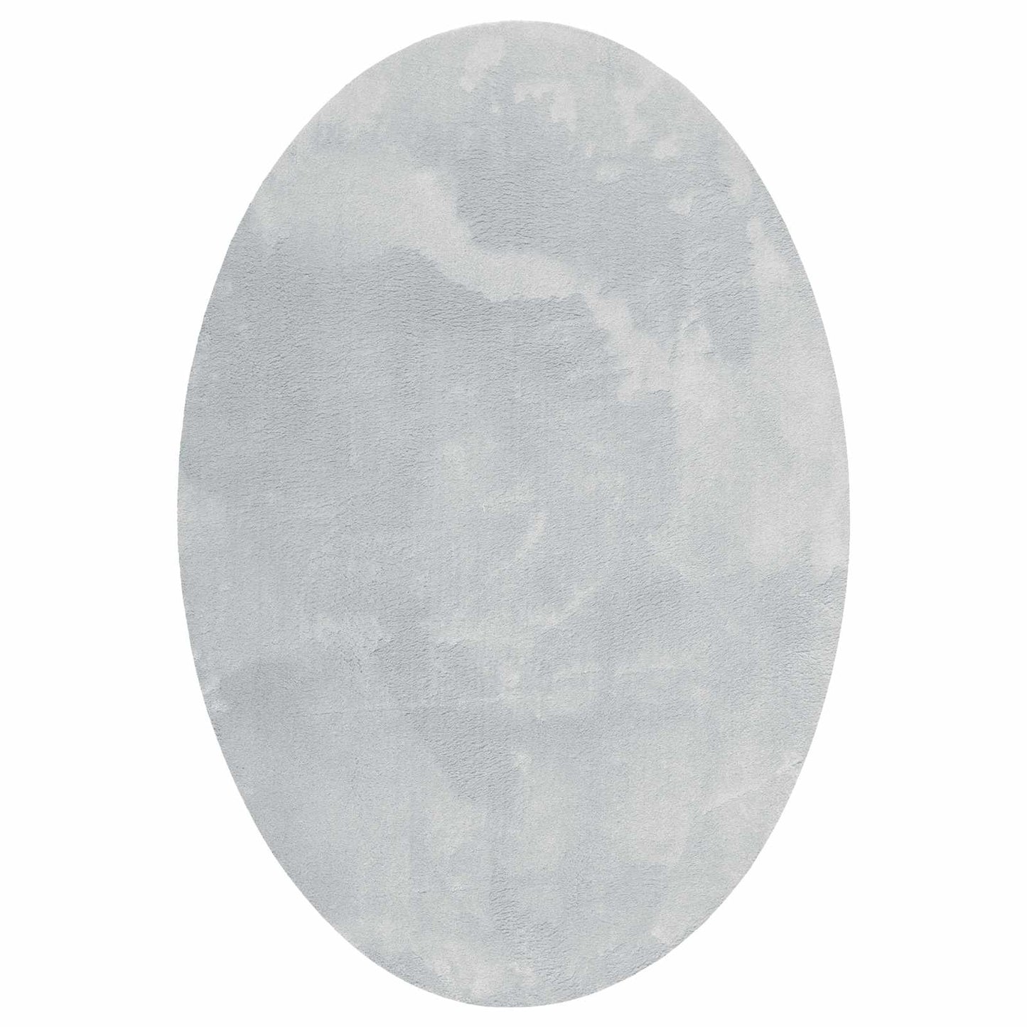 Områdetepper Oval HUARTE Grå 160 x 230 cm 100% Polyester