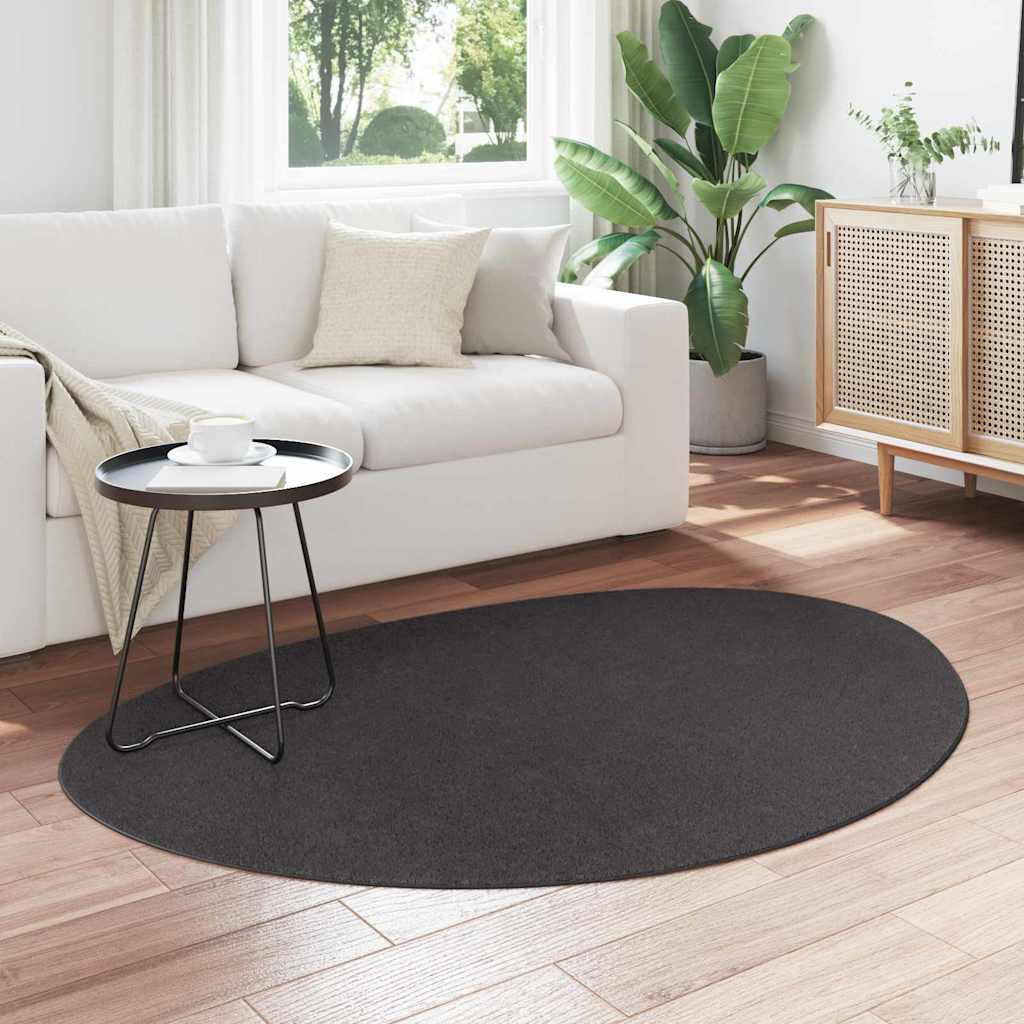 Områdetepper HUARTE Antrasitt 120 x 170 cm Polyester