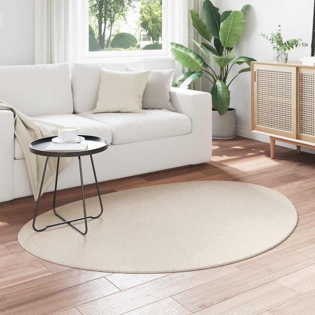 Områdetepper HUARTE Beige 120 x 170 cm Polyester