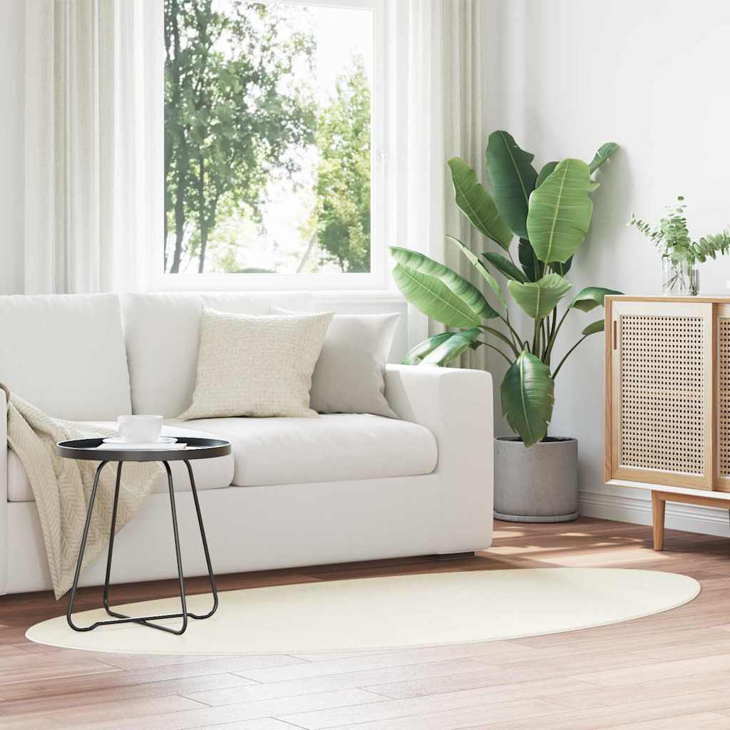 Områdetepper HUARTE Krem 80 x 150 cm Polyester