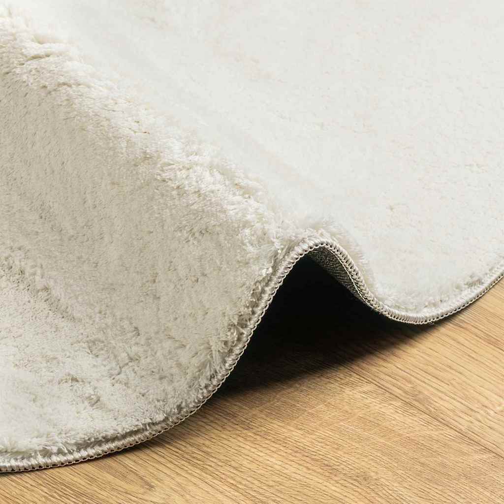 Områdetepper HUARTE Krem 100 x 200 cm Polyester