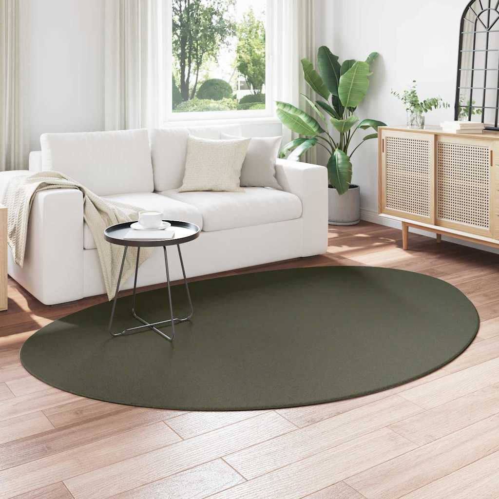 Områdetepper HUARTE Skoggrønn 160 x 230 cm Polyester vidaXL