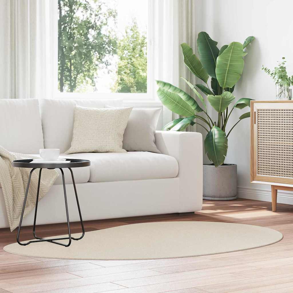 Områdetepper HUARTE Beige 120 x 170 cm Polyester