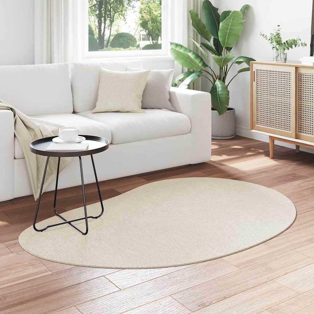 Områdetepper HUARTE Beige 120 x 170 cm Polyester