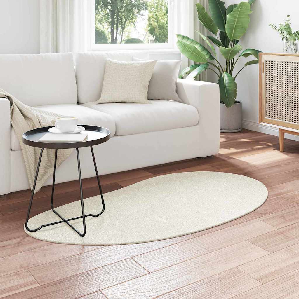 Områdetepper HUARTE Krem 80 x 150 cm Polyester