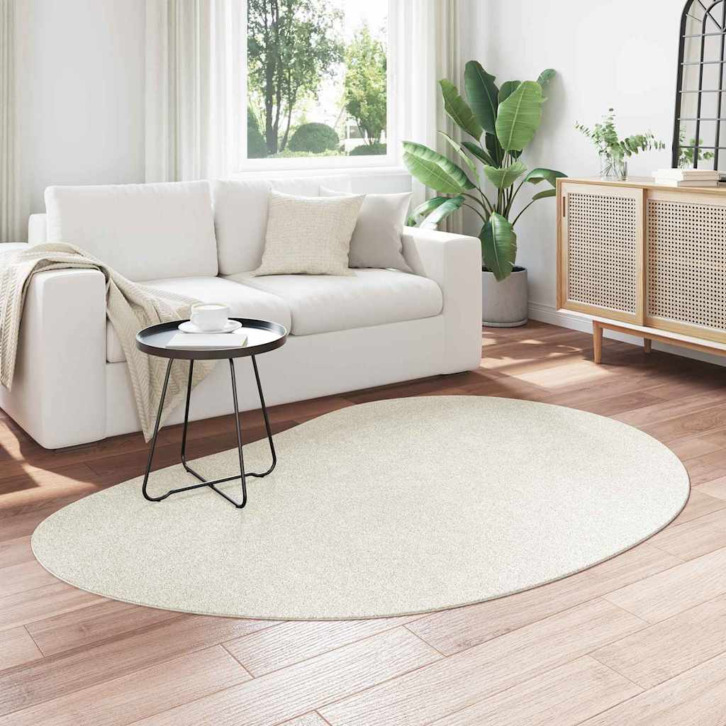 Områdetepper HUARTE Krem 140 x 200 cm Polyester