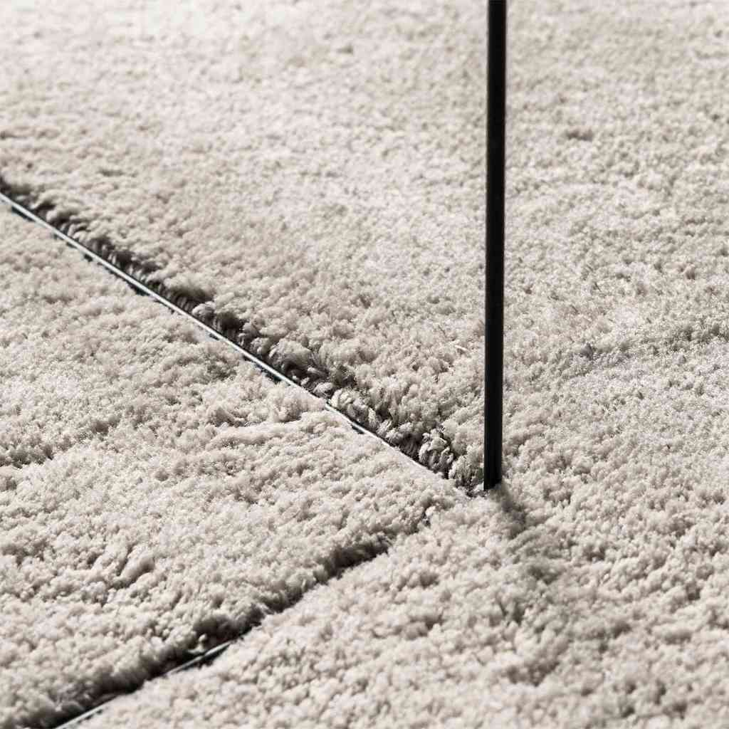 Områdetepper HUARTE sand 100 x 200 cm Polyester