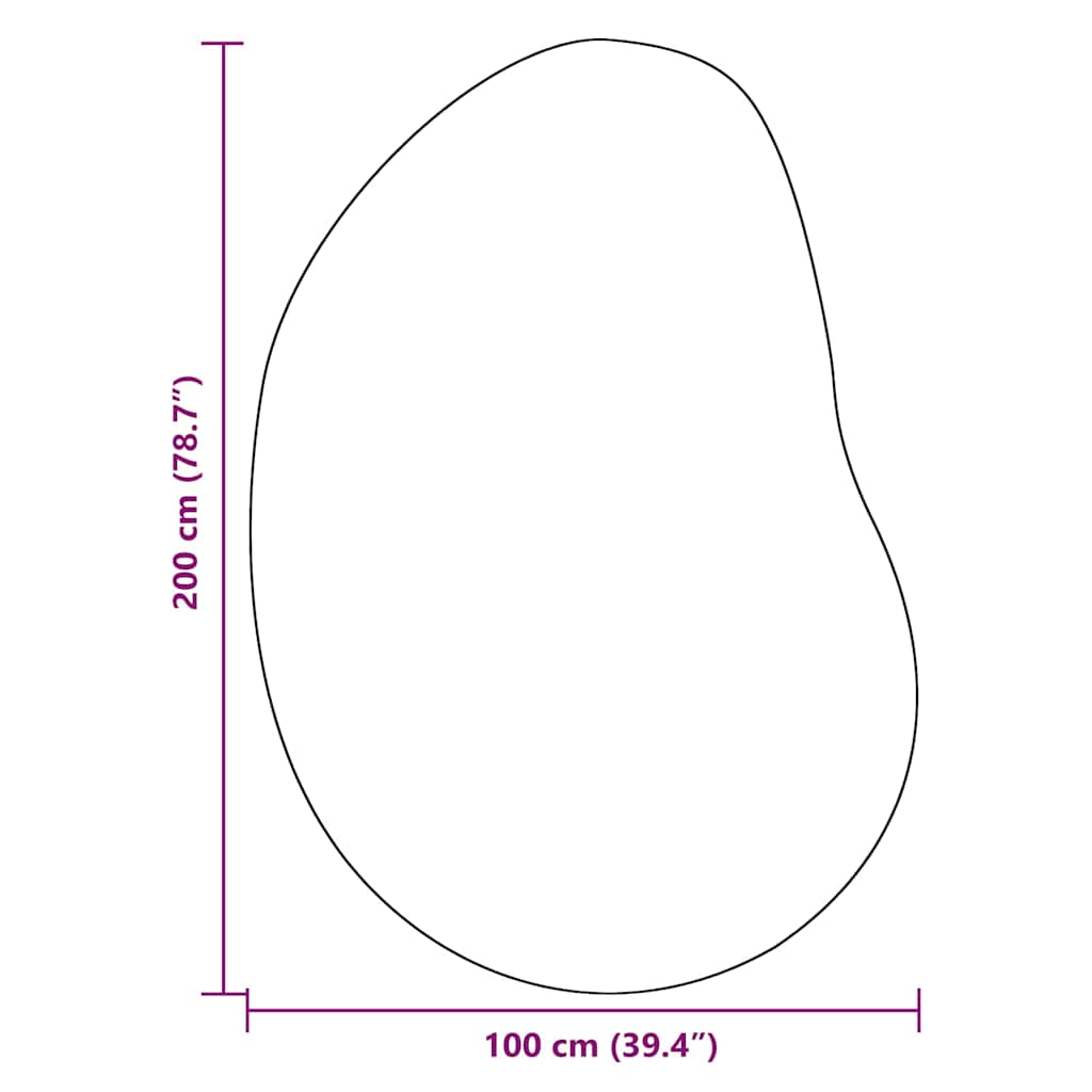 Områdetepper HUARTE sand 100 x 200 cm Polyester