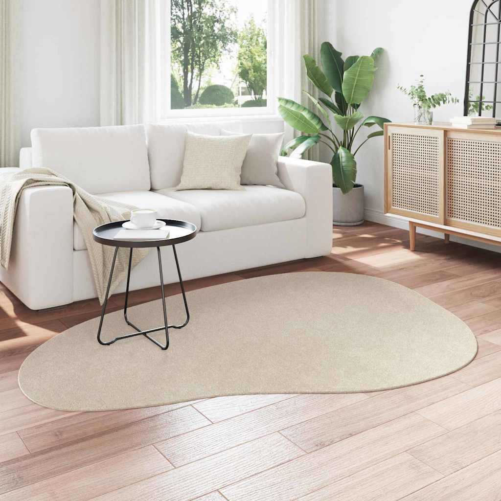 Områdetepper HUARTE Beige 140 x 200 cm Polyester