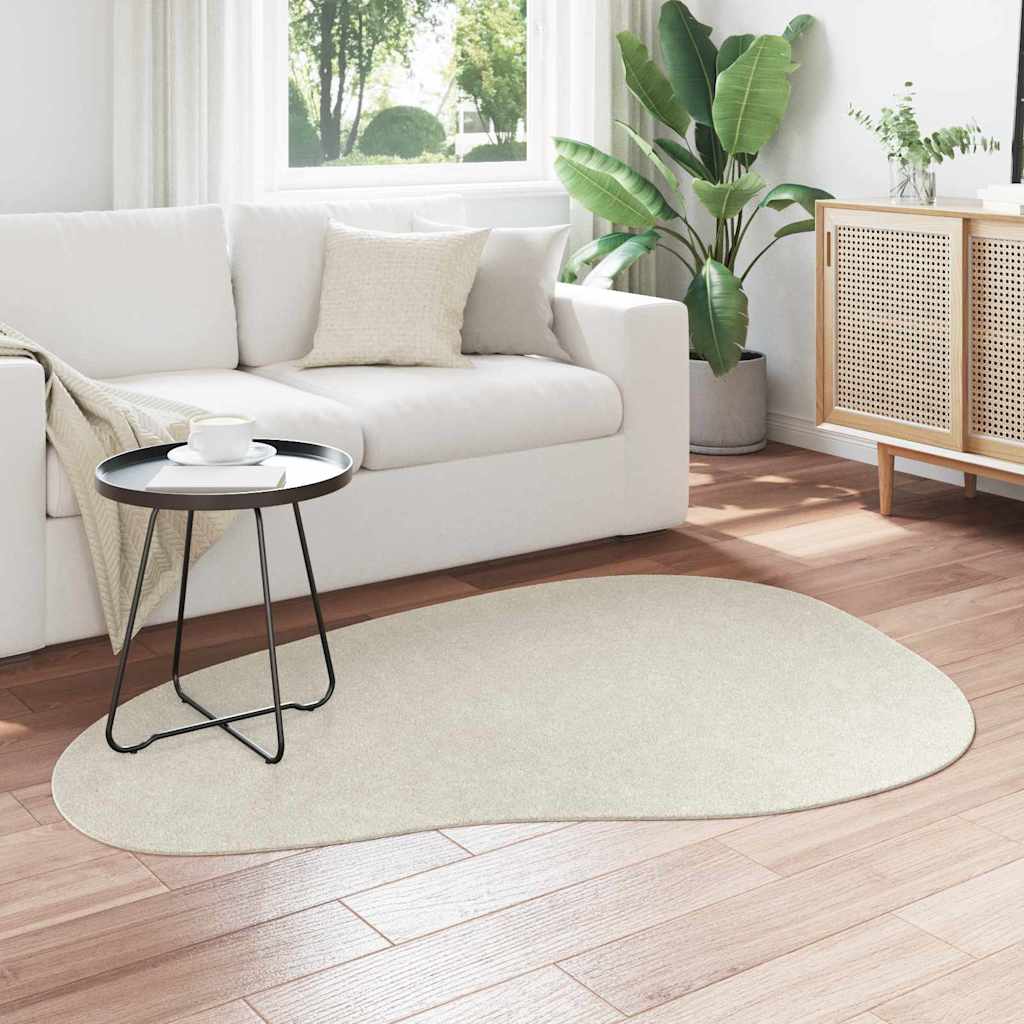 Områdetepper HUARTE Krem 120 x 170 cm Polyester vidaXL