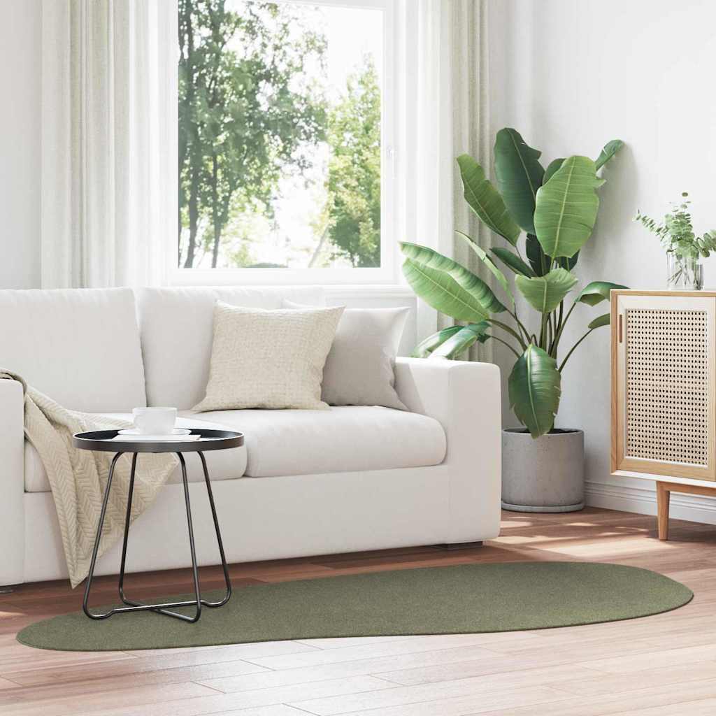 Områdetepper HUARTE Skoggrønn 100 x 200 cm Polyester