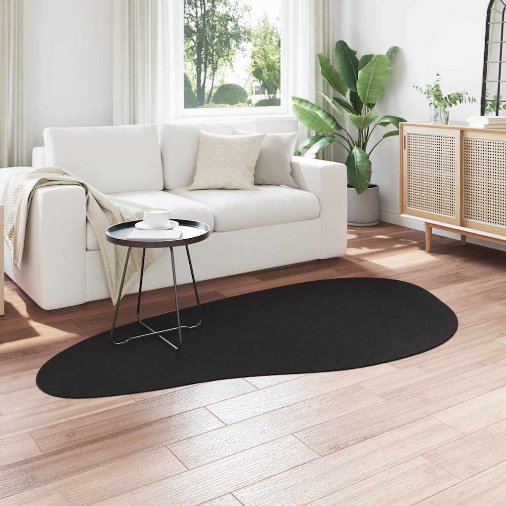 Områdetepper HUARTE Svart 100 x 200 cm Polyester