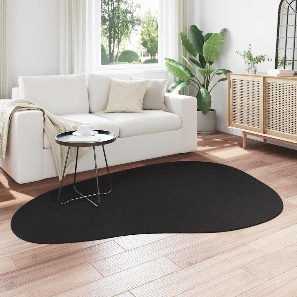 Områdetepper HUARTE Svart 140 x 200 cm Polyester