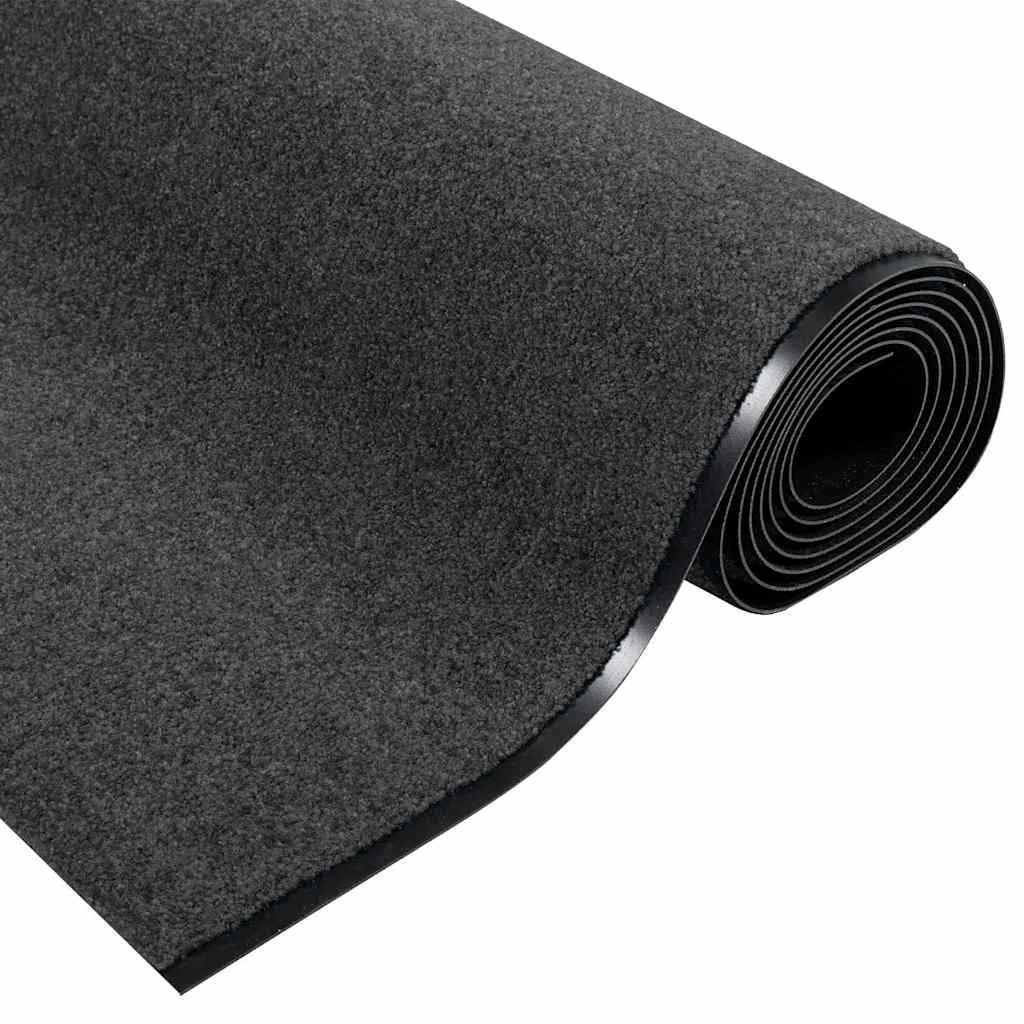 Dørmatte Annet Anthracite og svart 120 x 350 cm Polyamid og PVC