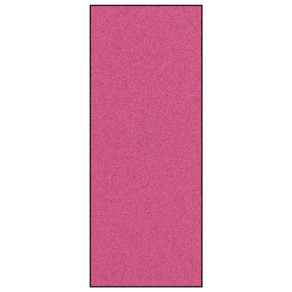Dørmatte Rosa og svart 120 x 300 cm 100% Polyamid