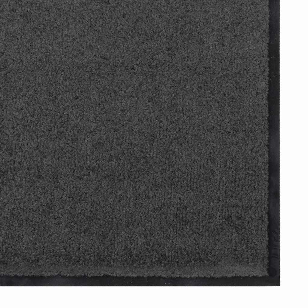 Dørmatte Anthracite og svart 60 x 180 cm 100% Polyamid