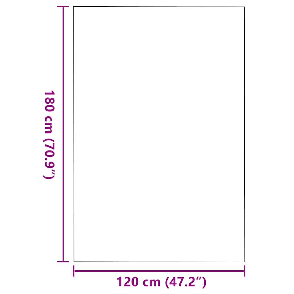 Dørmatte Grå og svart 120 x 180 cm 100% Polyamid