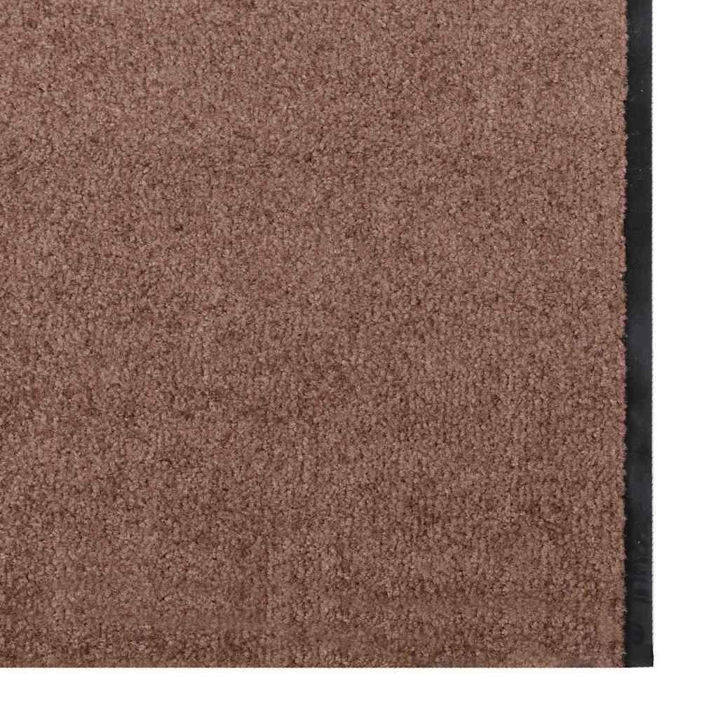 Dørmatte Brun og svart 120 x 400 cm 100% Polyamid