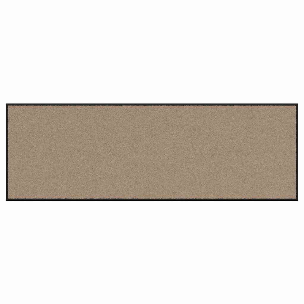 Dørmatte Beige og svart 60 x 180 cm 100% Polyamid