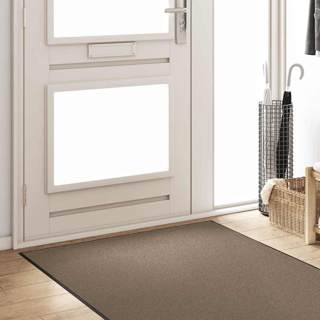 Dørmatte Beige og svart 120 x 350 cm 100% Polyamid