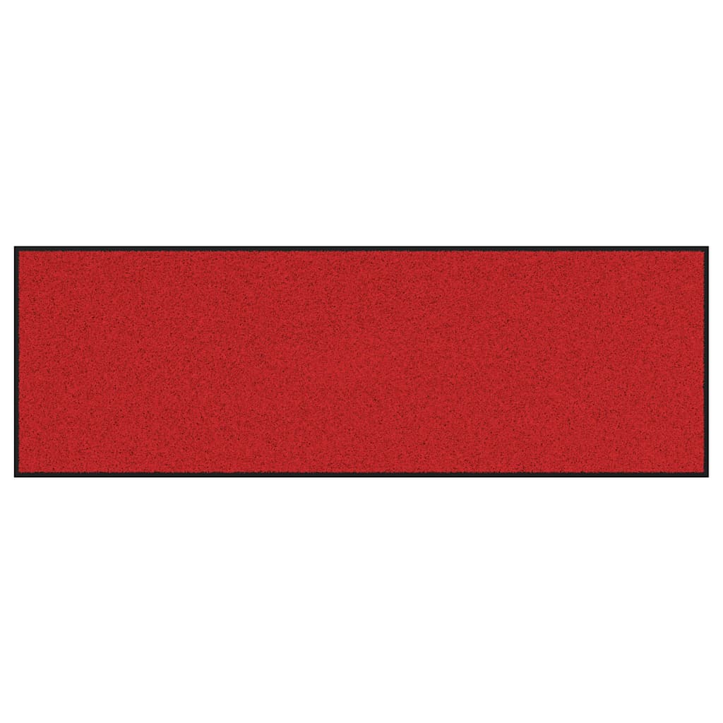 Dørmatte Rød og svart 60 x 180 cm 100% Polyamid