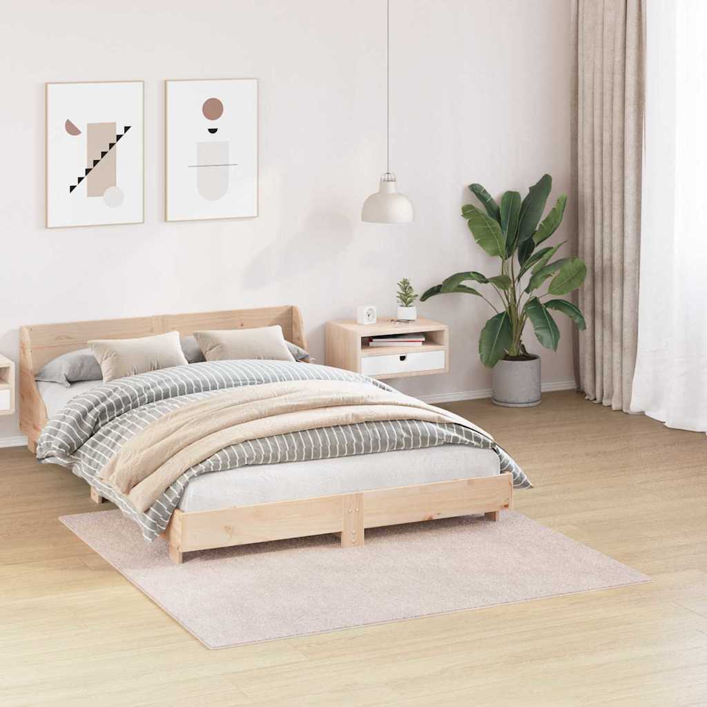Anti-sklisikker Shaggy Teppe Krem 160 x 160 cm PP