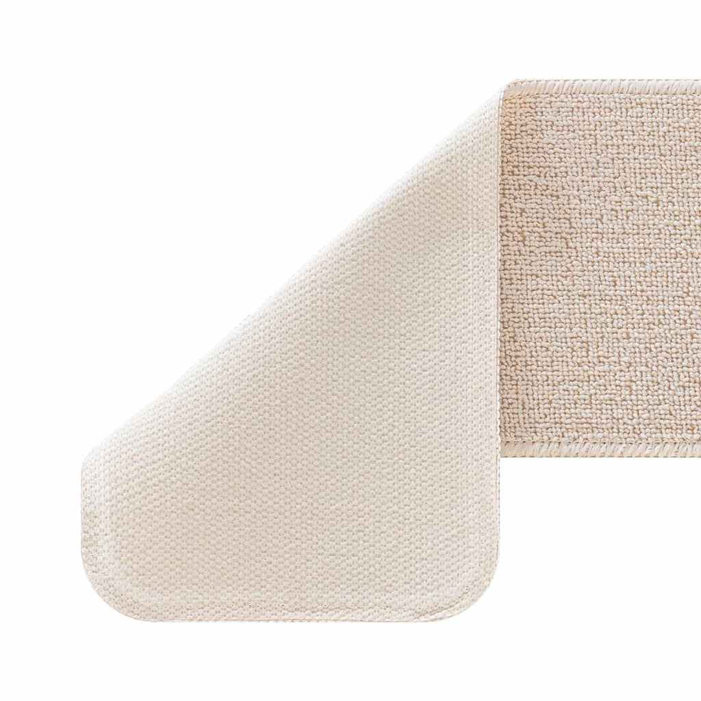 Anti-skli Trapematter Lateks bakgrunn 15 pcs Krem 60 x 25 cm PP