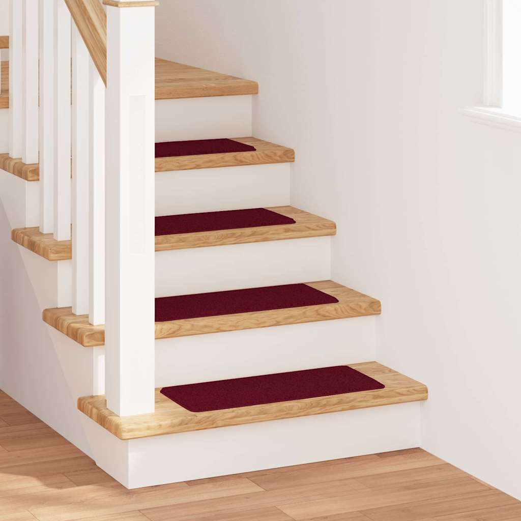 Anti-skli Trapematter 15 pcs Bordeaux 60 x 25 cm PP