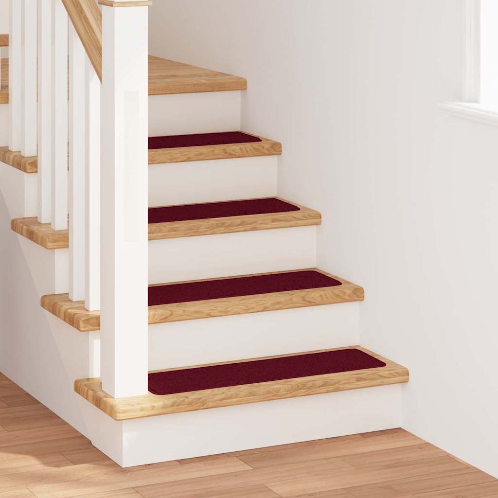 Anti-skli Trapematter 15 pcs Bordeaux 75 x 20 cm PP