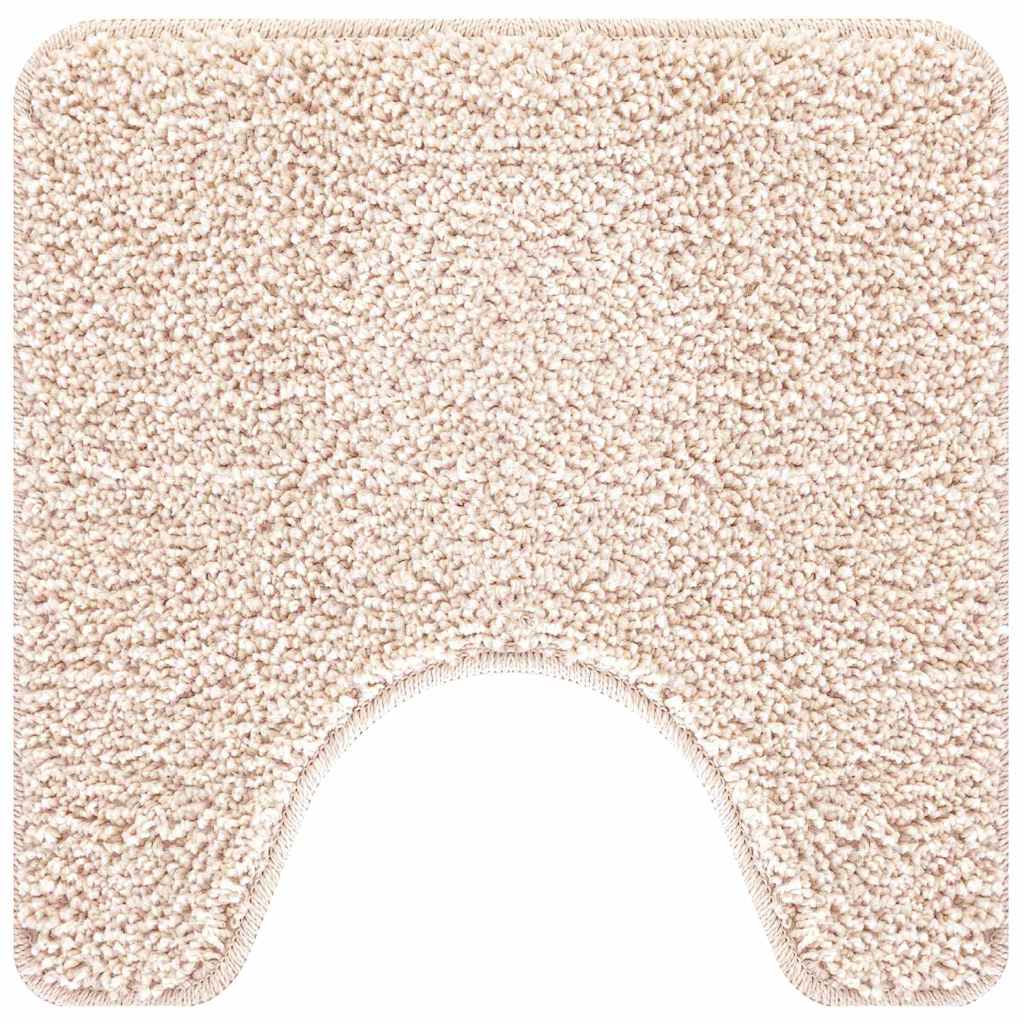 Antisklimatte med Toalettutskjæring Krem 50 x 50 cm PP