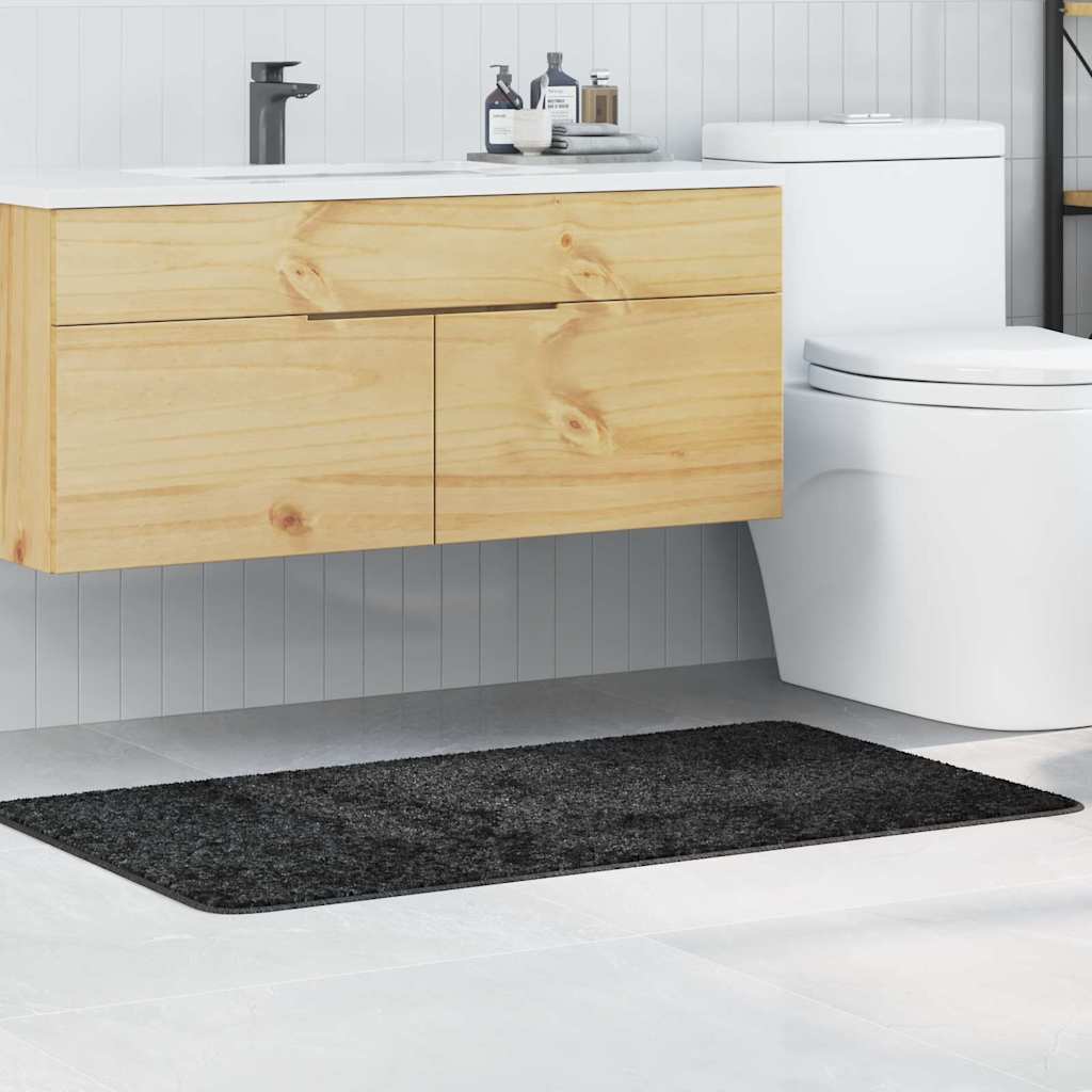 Anti-skli badematte Mørkegrå 70 x 120 cm PP