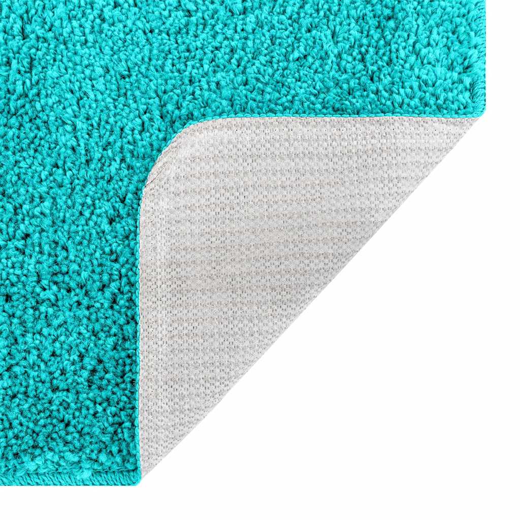 Anti-skli baderomsmatte sett 2 pcs Turkis PP