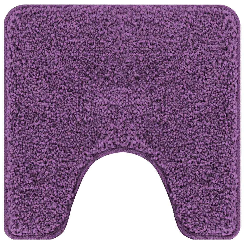 Anti-skli baderomsmatte sett 2 stk. Lilla 50 x 50 cm PP