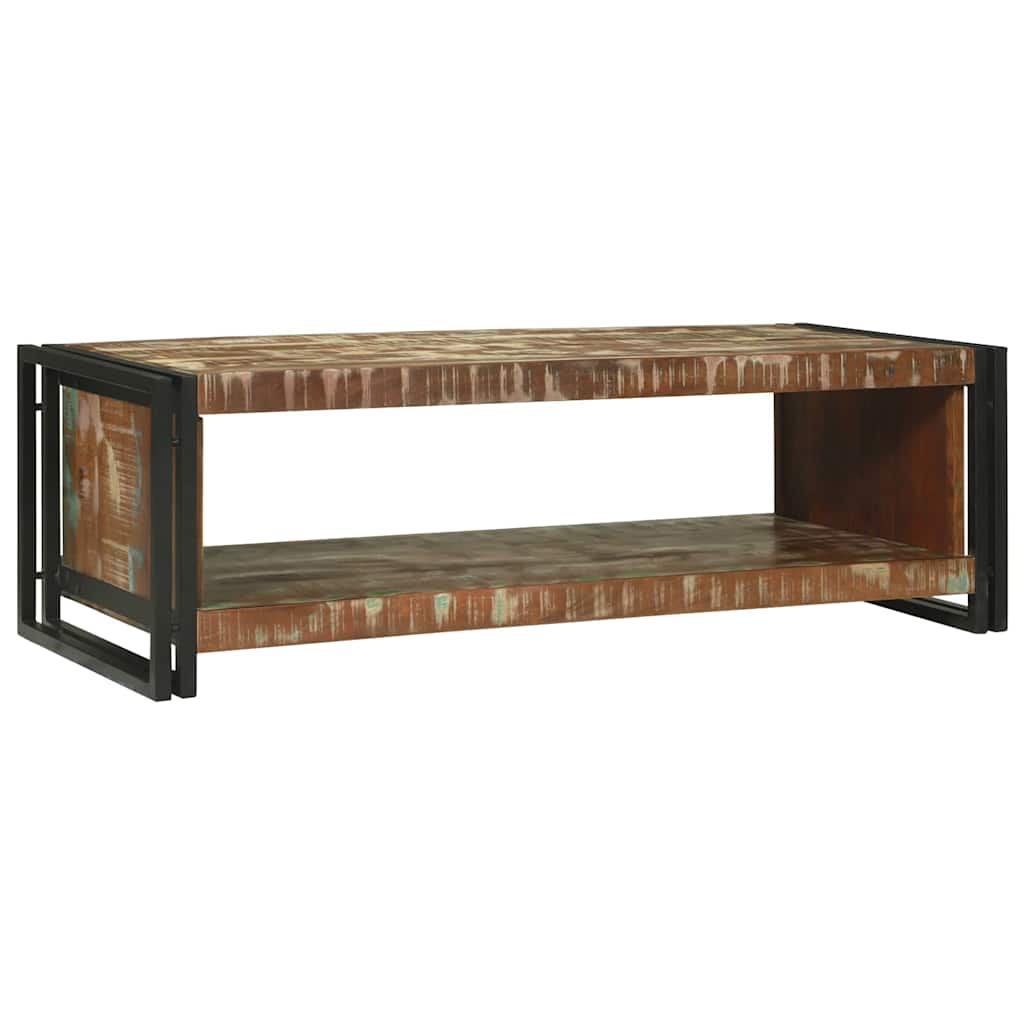 Kaffebord Flerfarget 120 x 50 x 38 cm Massiv Reclaim Tre