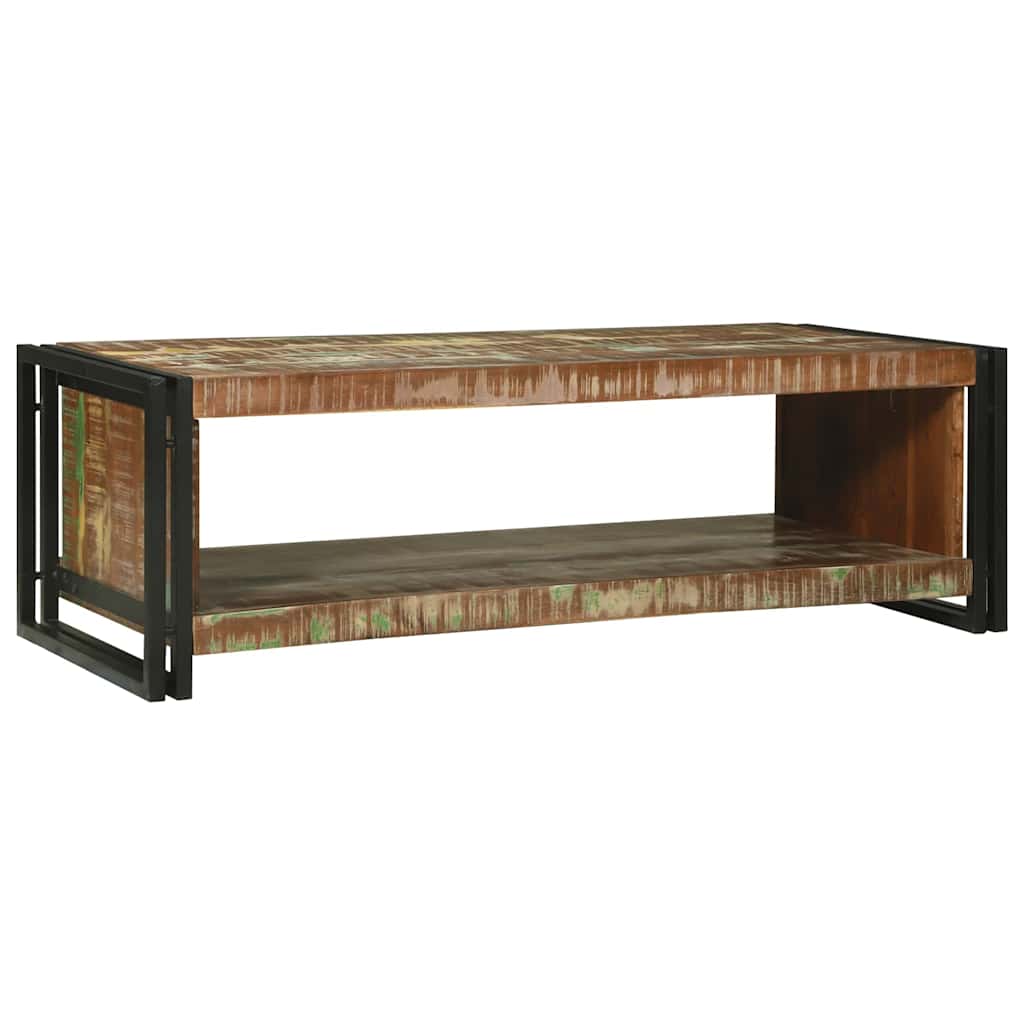 Kaffebord Flerfarget 120 x 50 x 38 cm Massiv Reclaim Tre