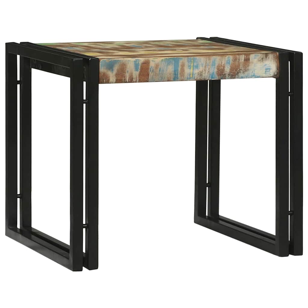 Kaffebord 2 pcs Flerfarget 48 x 40 x 40 cm Massiv Reclaim Tre
