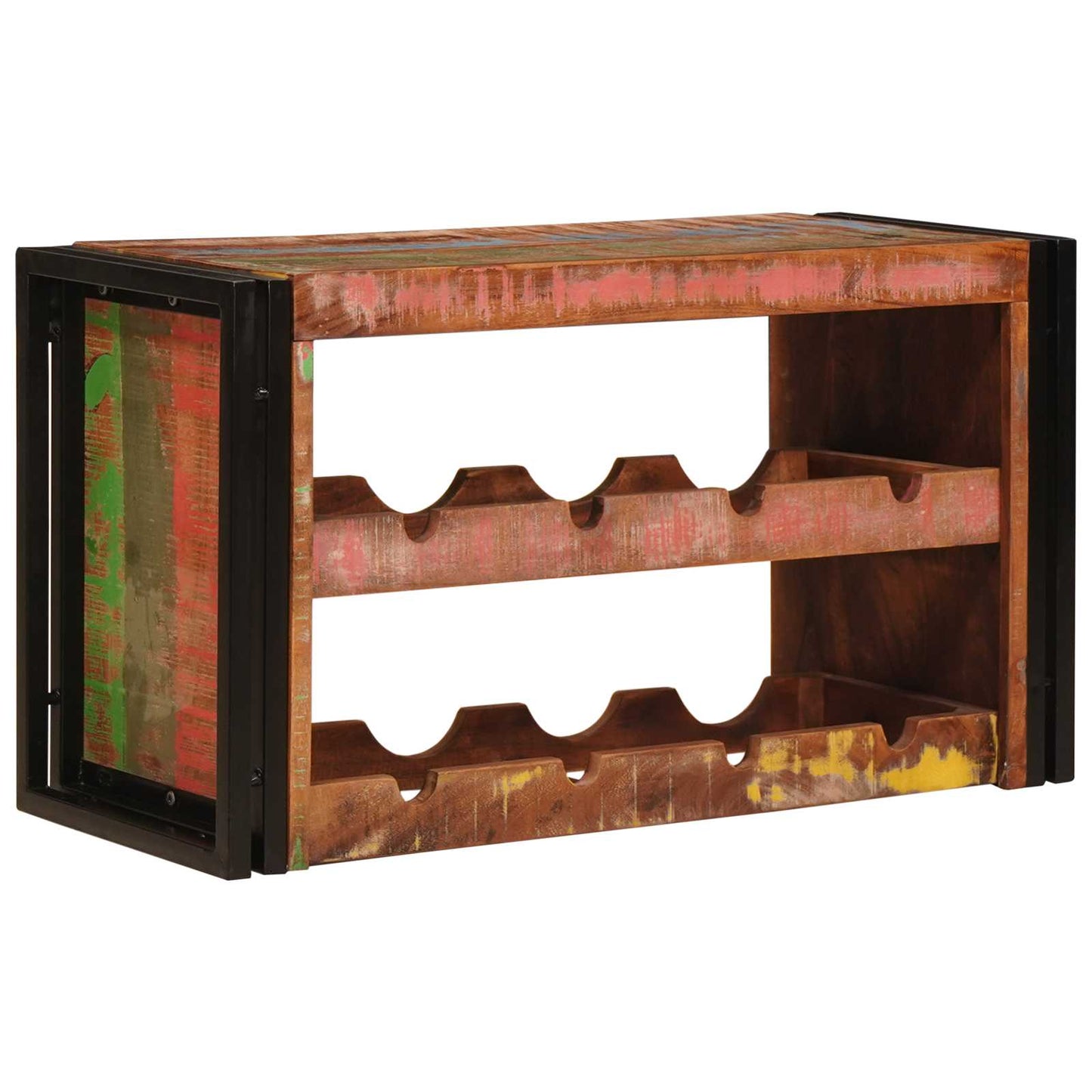 Vinhylle Brun 80 x 45 x 33 cm Massiv gjenbrukt treverk