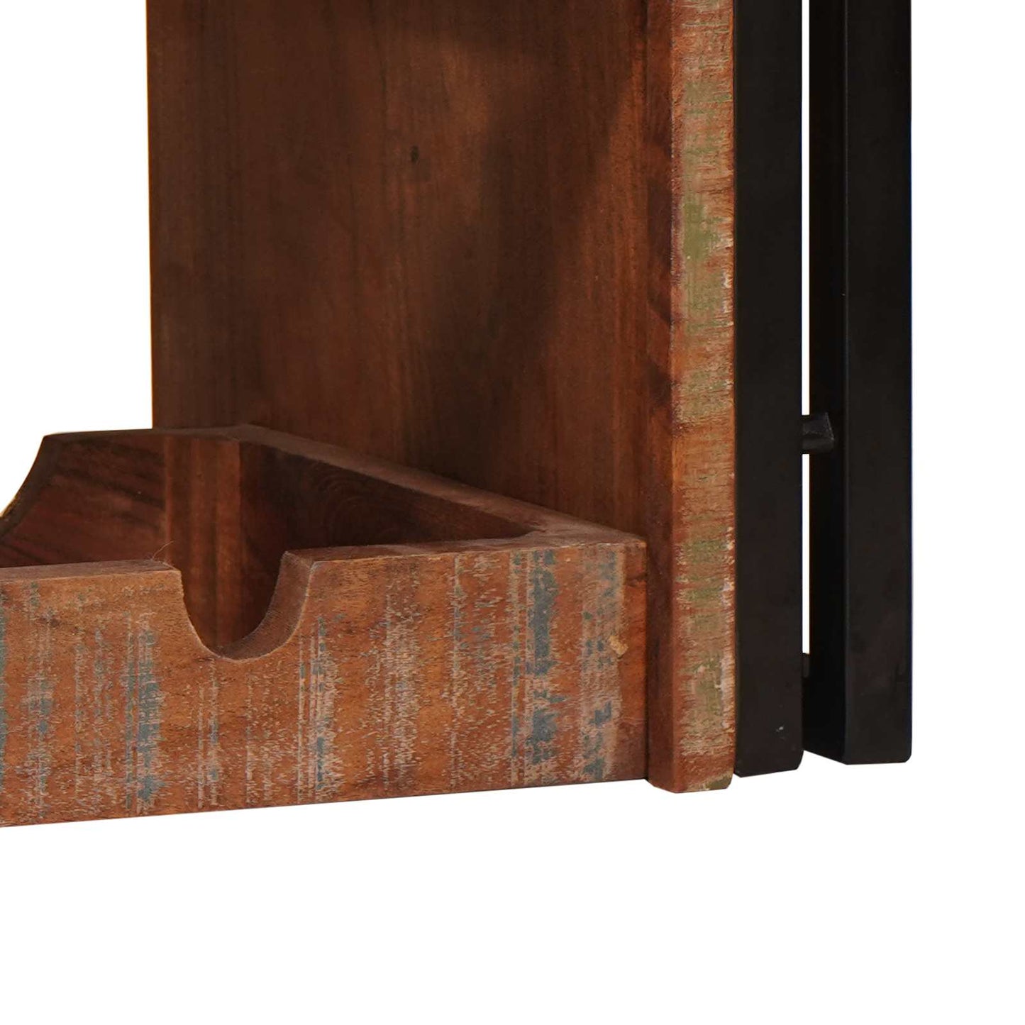Vinhylle Brun 100 x 45 x 33 cm Massiv gjenbrukt treverk