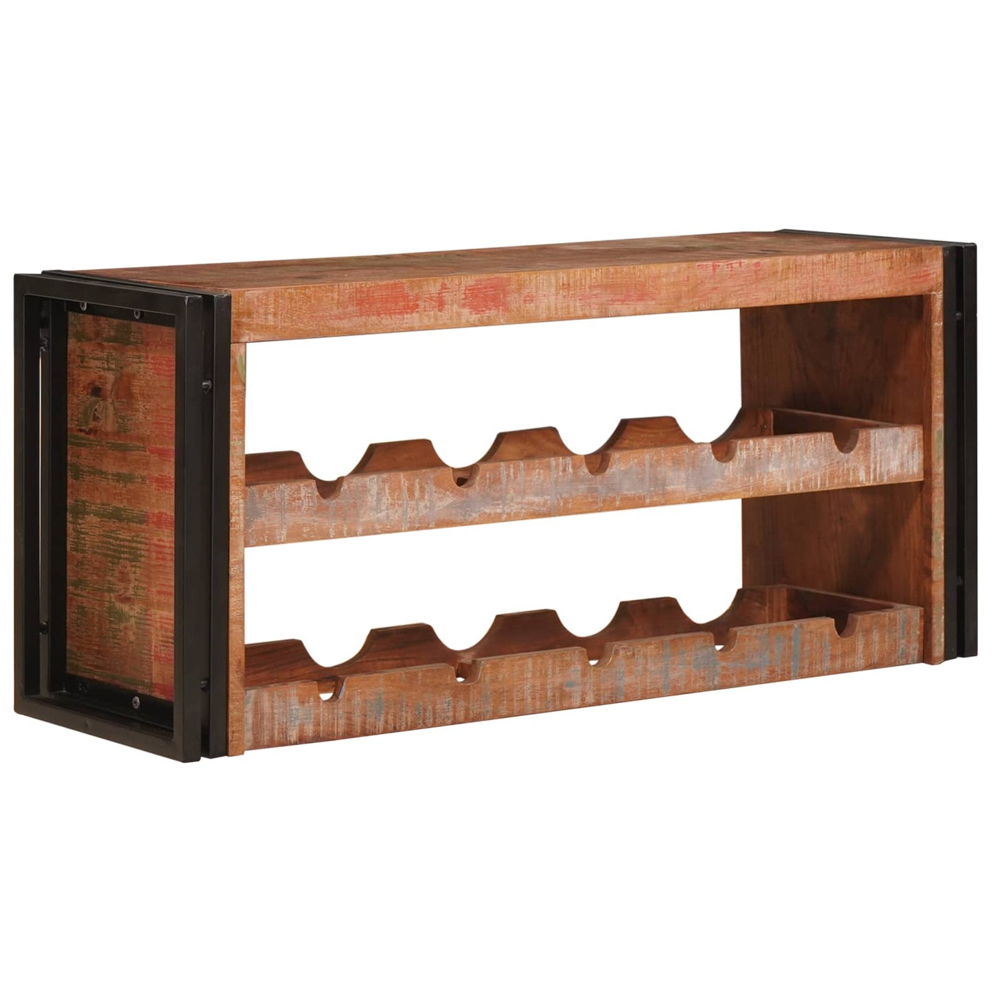 Vinhylle Brun 100 x 45 x 33 cm Massiv gjenbrukt treverk