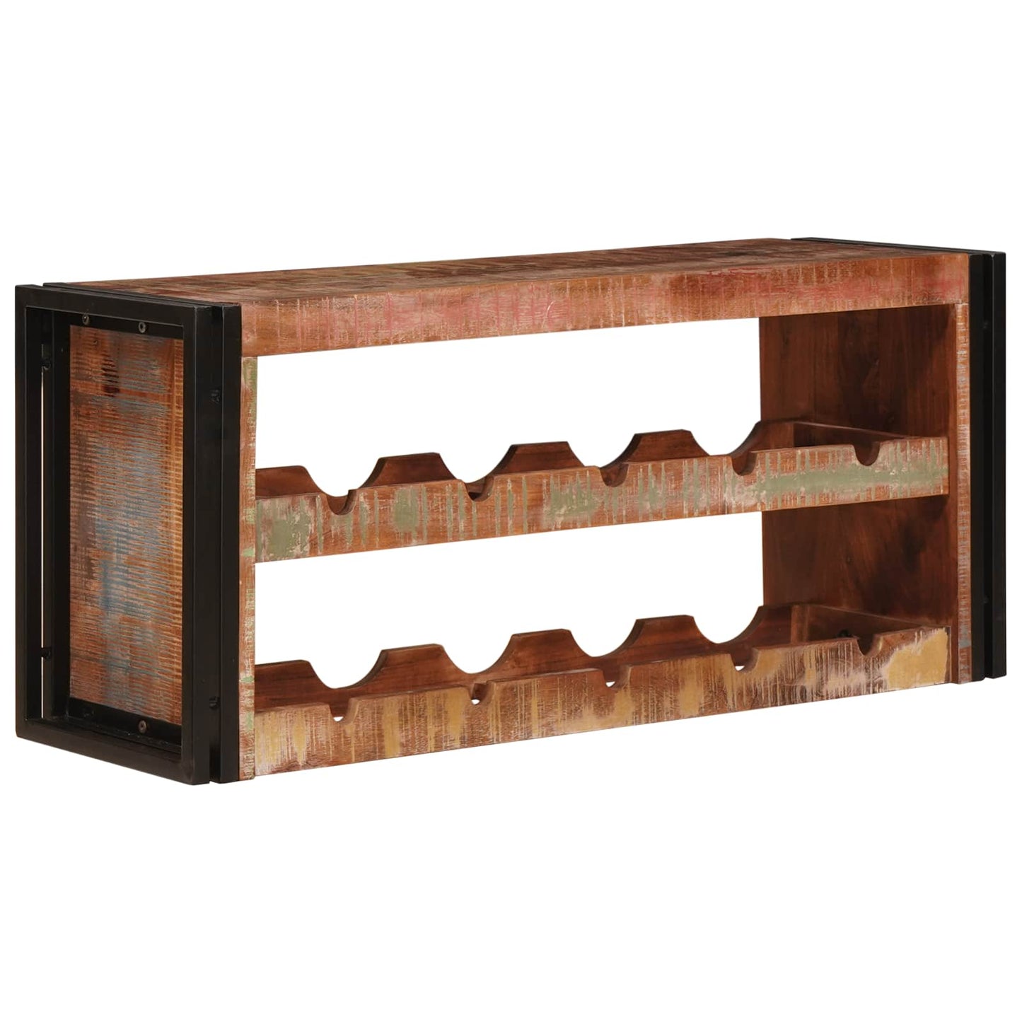 Vinhylle Brun 100 x 45 x 33 cm Massiv gjenbrukt treverk