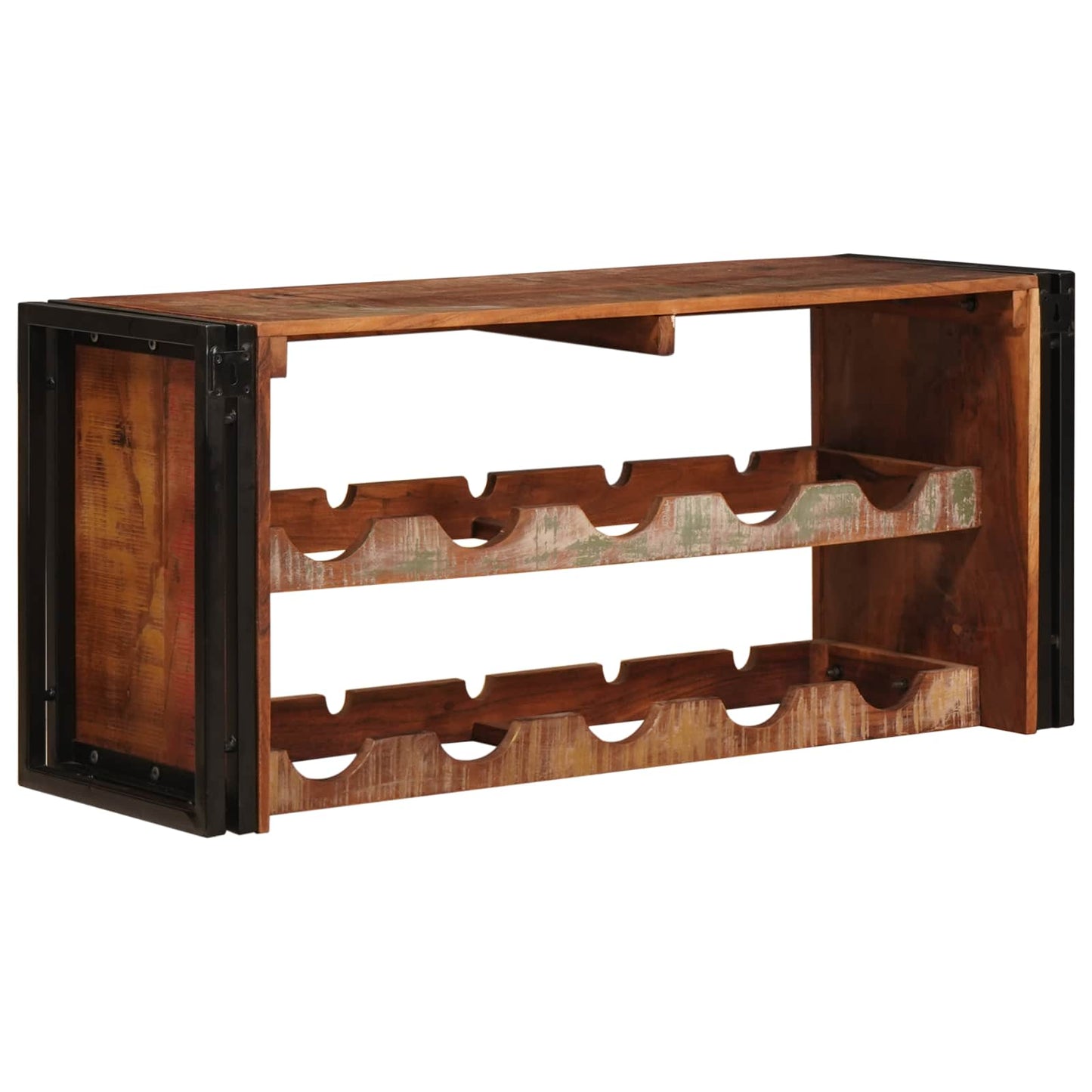 Vinhylle Brun 100 x 45 x 33 cm Massiv gjenbrukt treverk