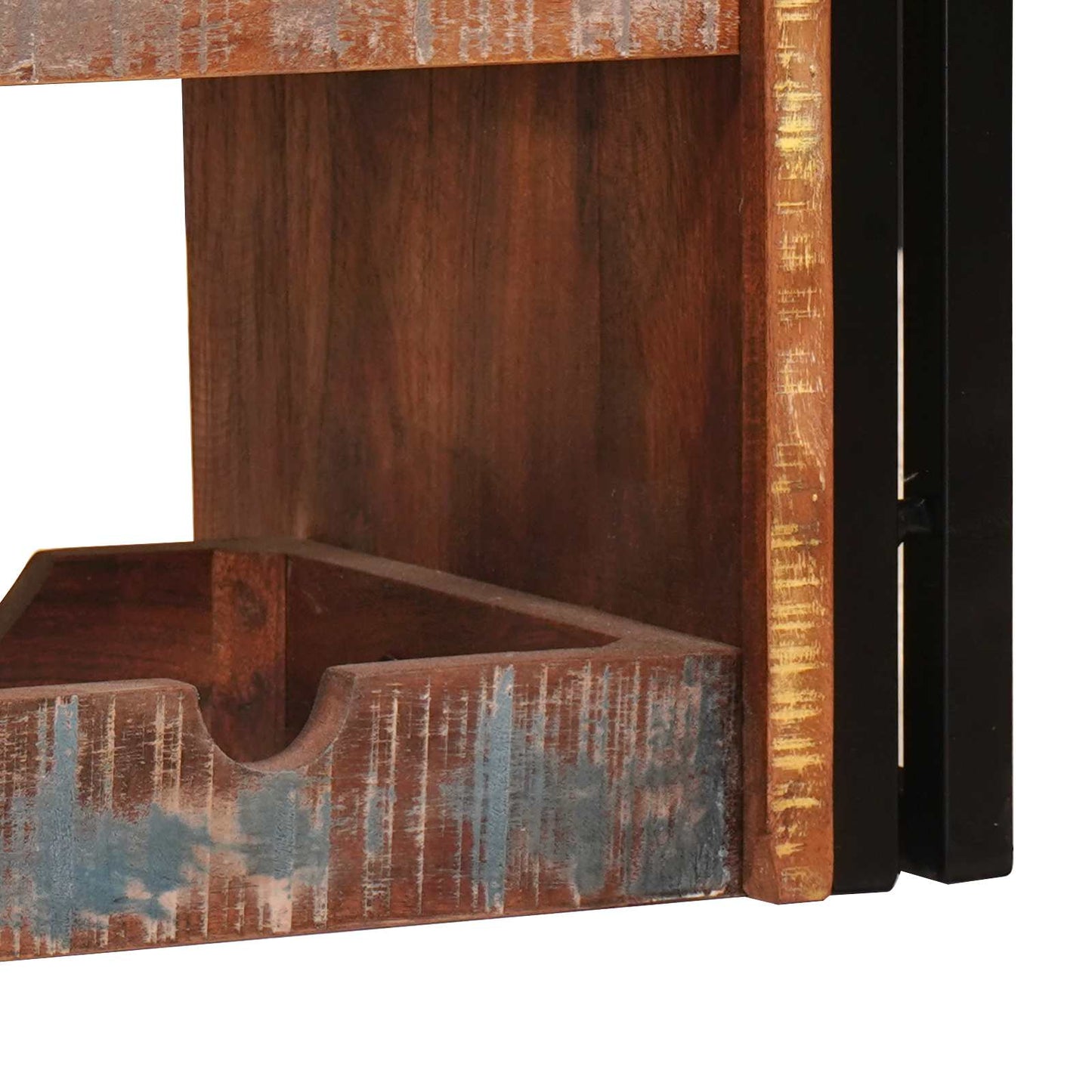 Vinhylle Brun 120 x 45 x 33 cm Massiv gjenbrukt treverk