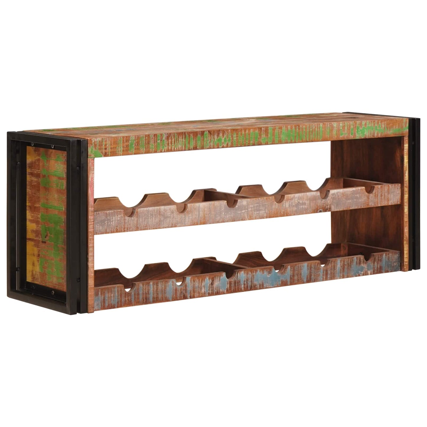 Vinhylle Brun 120 x 45 x 33 cm Massiv gjenbrukt treverk