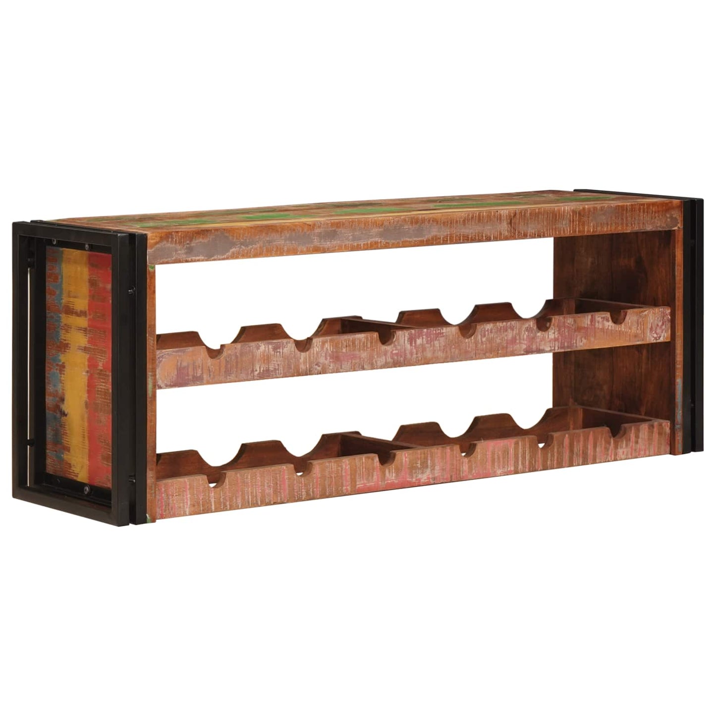 Vinhylle Brun 120 x 45 x 33 cm Massiv gjenbrukt treverk