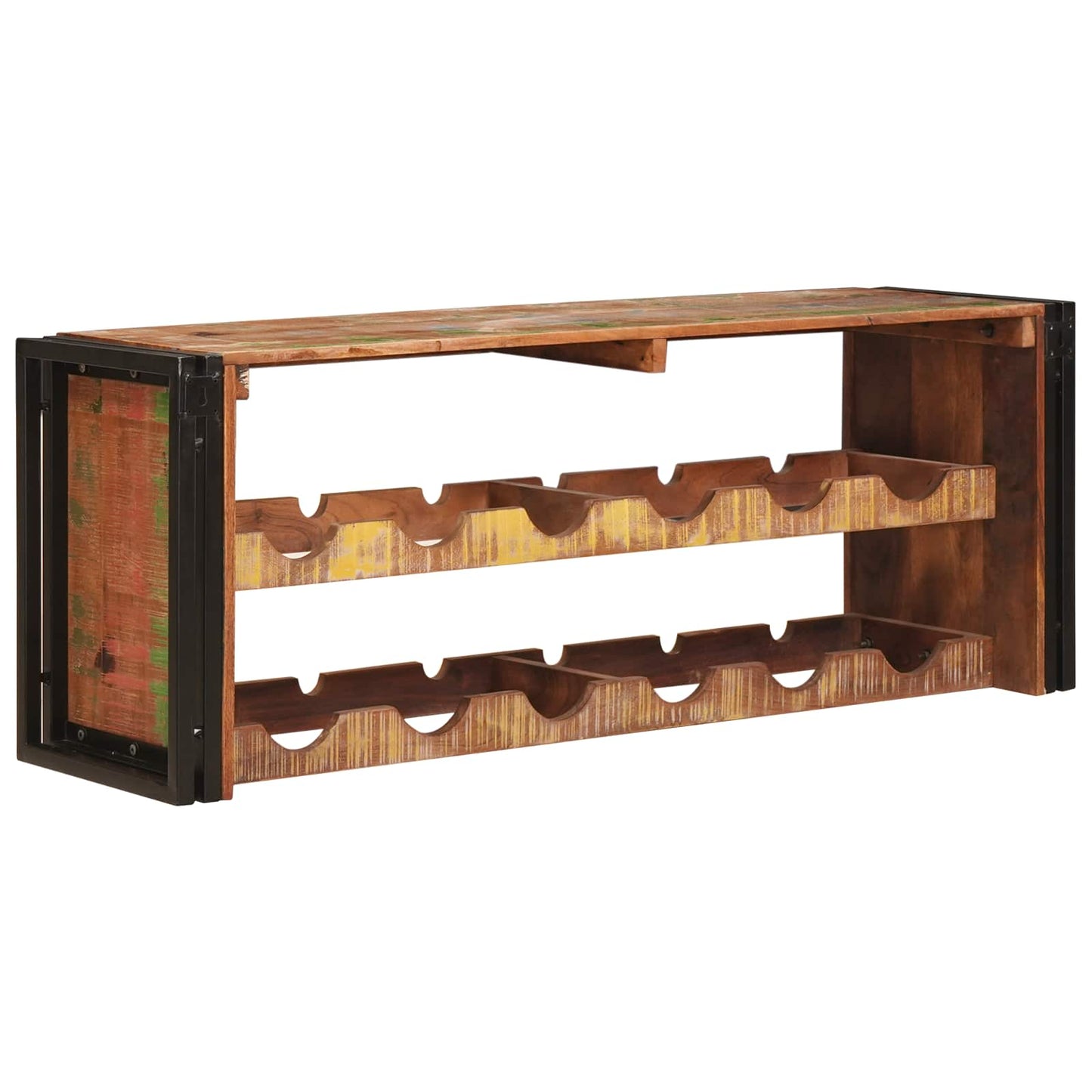 Vinhylle Brun 120 x 45 x 33 cm Massiv gjenbrukt treverk